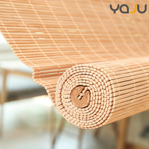 Custom bamboo curtain bamboo curtain bamboo roll curtain door curtain shade shade tea house partition book room drawing room drawing blinds shade overdraft