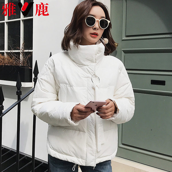 雅鹿 韩版冬季加厚 女式短款羽绒服 天猫优惠券折后￥249包邮（￥499-250）