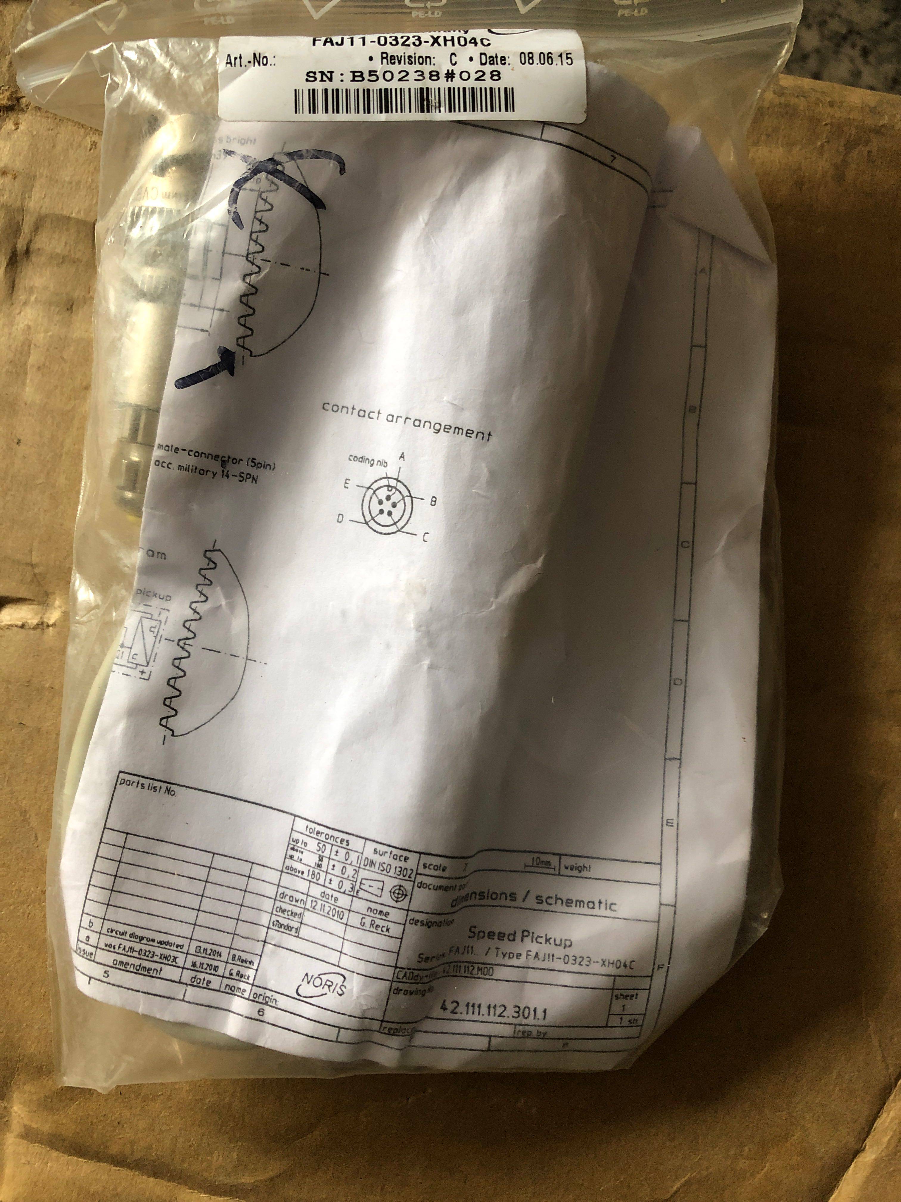 FAJ11-0323-XH04C NORIS Speed Sensor New Spot Bargaining