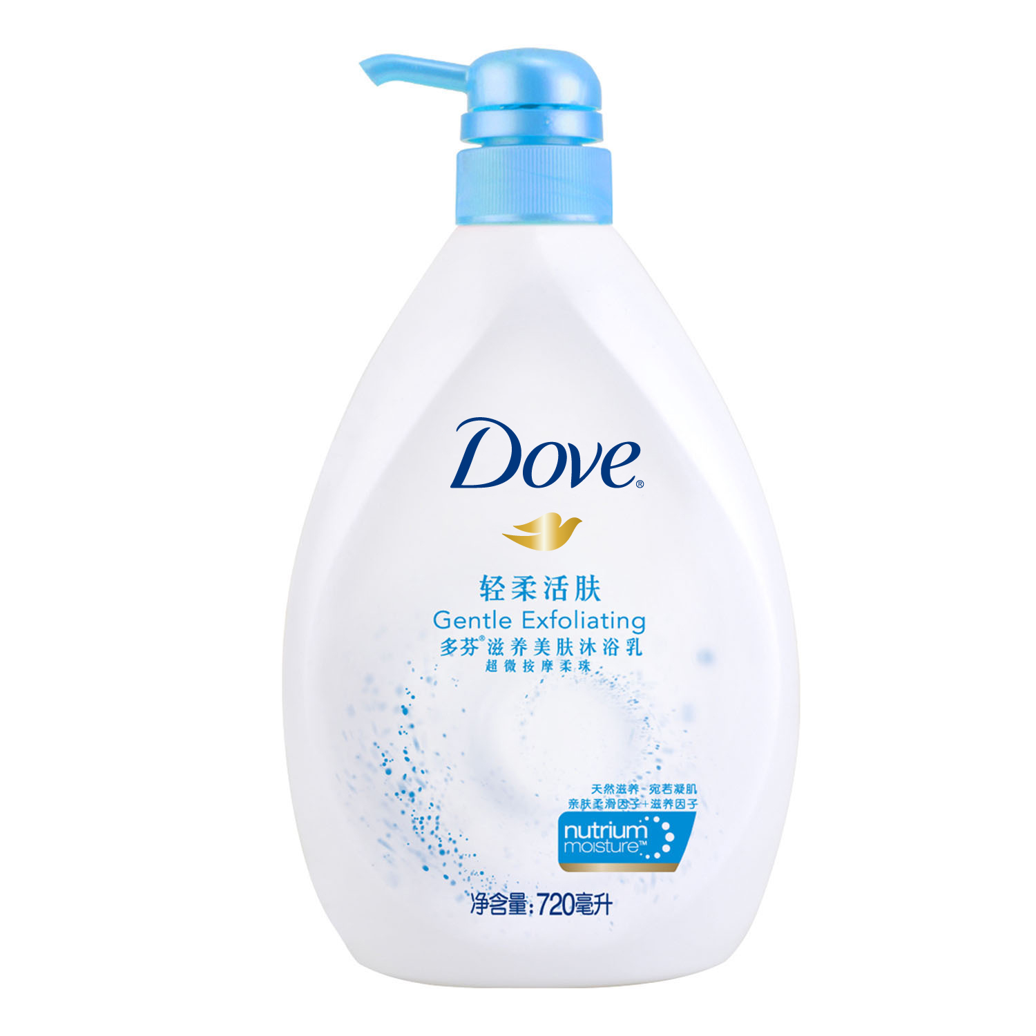 联合利华 Dove/多芬轻柔活肤滋养美肤沐浴露 沐浴乳 720ml