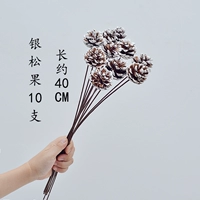 10 серебряных паниров с удочками