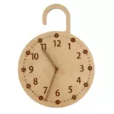 Брендовые цифровые креативные часы из натурального дерева для детской комнаты, декор, реквизит, в корейском стиле, простой и элегантный дизайн