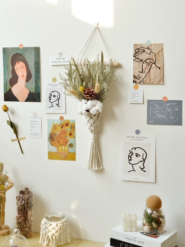 Брендовые плетеные карточки ручной работы, гобелен, подвеска