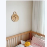 Брендовые цифровые креативные часы из натурального дерева для детской комнаты, декор, реквизит, в корейском стиле, простой и элегантный дизайн