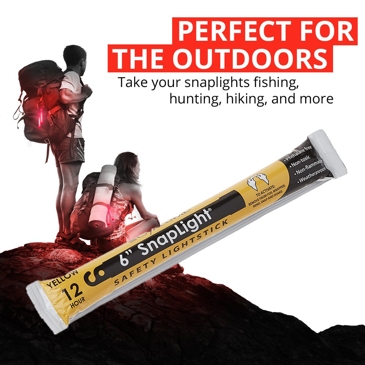 USA Cyalume Long time lighting Fluorescent stick Outdoor rescue survival stick Camping adventure Signal marker stick