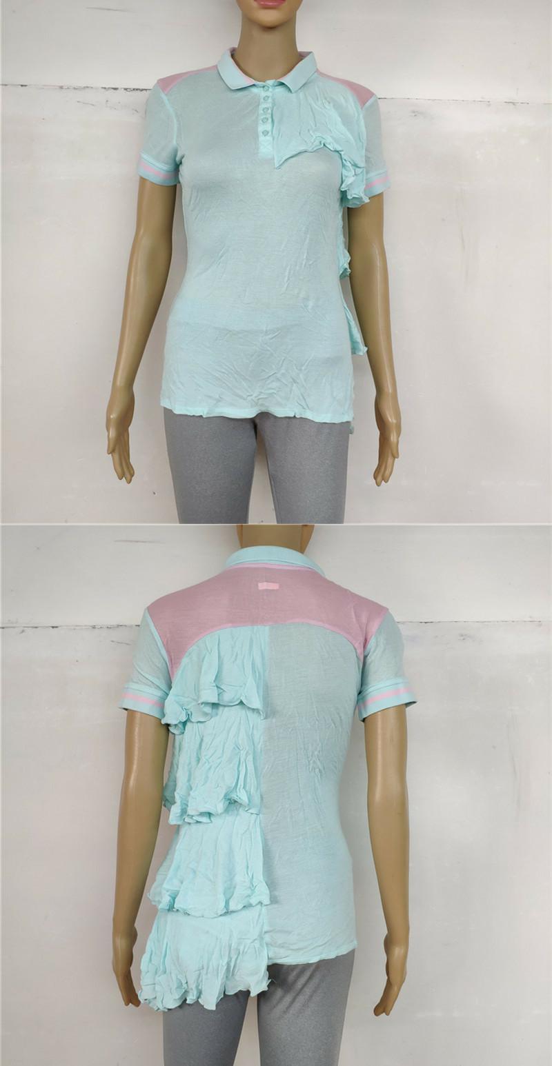 Li Ning Women Quần vợt ngắn tay áo polo APLE392-4 - Áo polo thể thao áo polo nam gucci