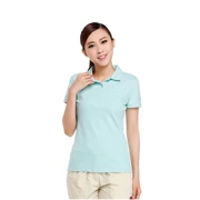 Li Ning ngắn tay POLO áo sơ mi nữ thể thao cuộc sống giản dị ve áo thể thao áo sơ mi nữ APLJ046 QC