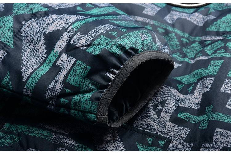 Li Ning cotton nam cuộc sống thể thao loạt quần áo cotton ngắn ấm AJMK015-1 áo phao dáng dài nữ