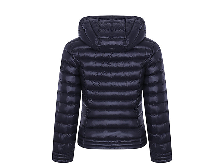 Li Ning của phụ nữ ngắn xuống áo khoác thể thao loạt cuộc sống AWBJ026-2 màu rắn trùm đầu xuống áo khoác áo phao đôi