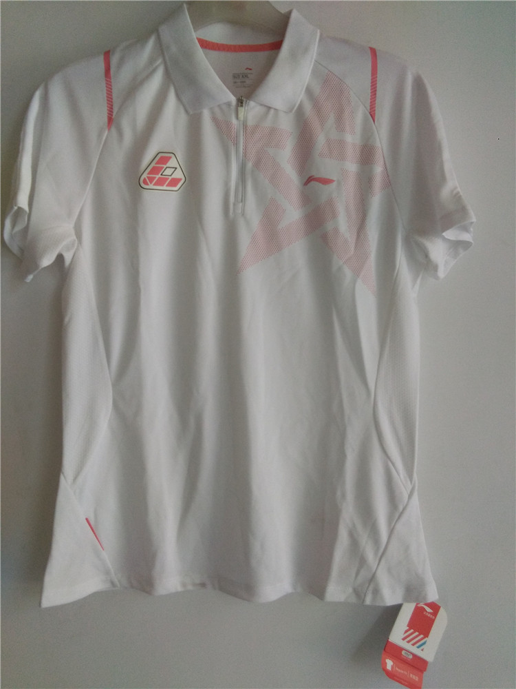 Áo thể thao POLO của Li Ning dành cho nữ APLG226-1 áo polo trắng