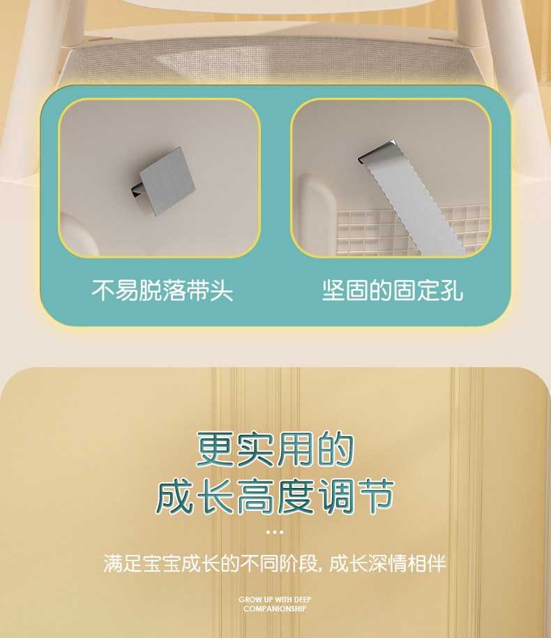 Детский стул 儿童餐椅宝宝餐桌椅儿童家用小婴儿吃饭高脚座椅bb凳子椅子商用