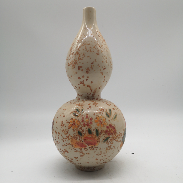 Song Dingkiln White Glaze Gourd Bottle Rich and Longevity Bottle Imitation Museum Out Earth Artifacts Ancient Porcelain Collection Old Goods Pendulum