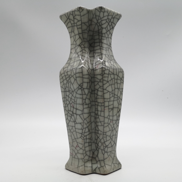 Songko Kin Golden Railway Twin Vase Chinese Living Room Desk Overall Cabinet Home Accessories Garden Garden Garden Garden Vase