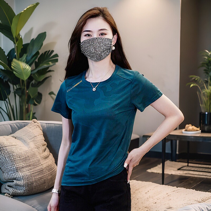 Summer Short-Sleeved T-Shirt for Women, Mesh Quick-Drying Fitness Top, Loose Large Size Outdoor Round Neck Sportswear, Breathable for Running Summer Short-Sleeved T-Shirt for Women, Mesh Quick-Drying Fitness Top, Loose Large Size Outdoor Round Neck Sportswear, Breathable for Running