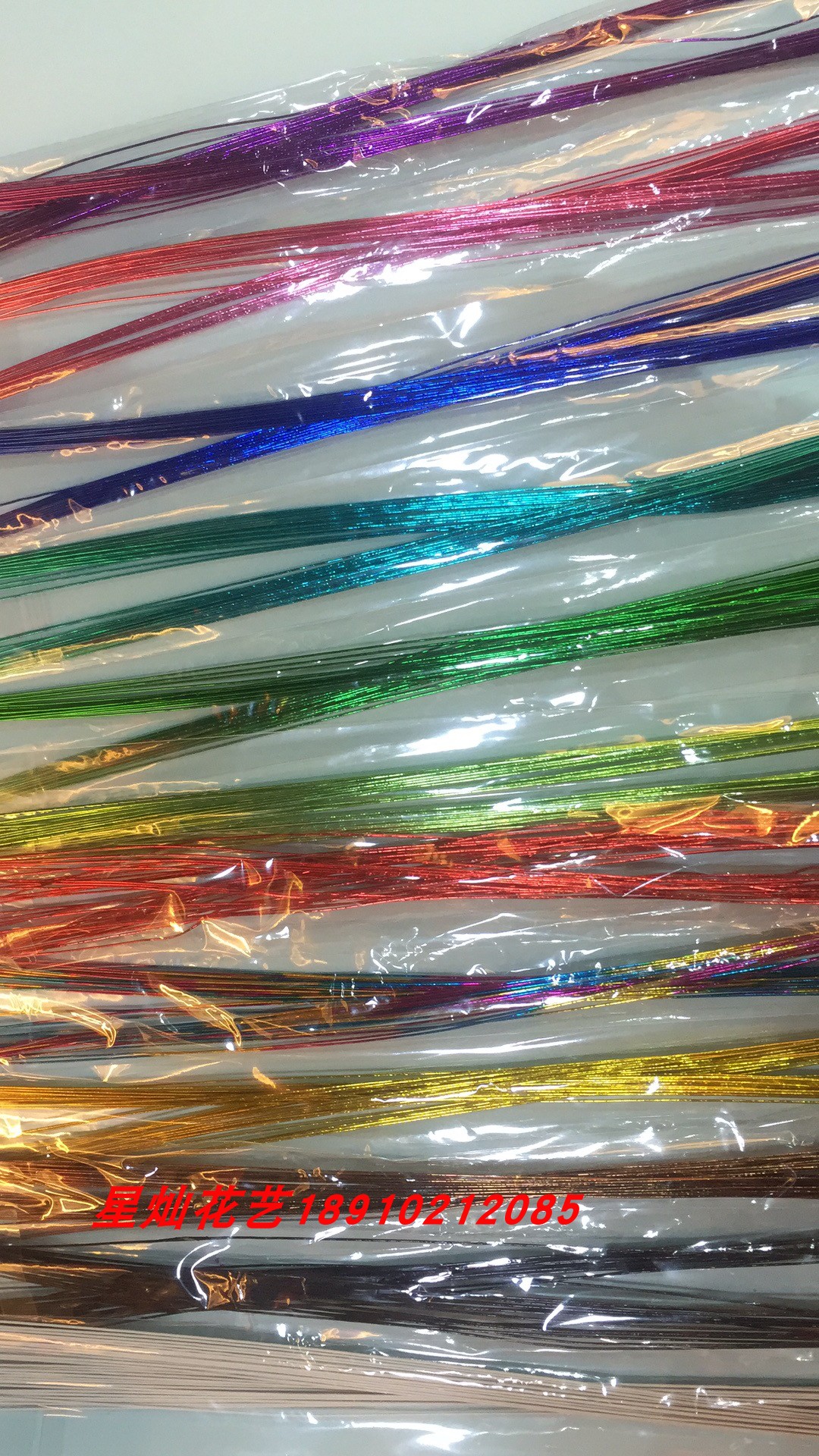 Dongli flower material DIY handmade No. 20 iron wire No. 20 color flower art Dongli flower special wire full