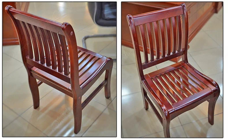 Nội thất văn phòng phòng hội nghị ghế gỗ rắn hội nghị ghế phòng khách