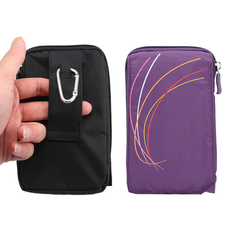 5 5 inch mobile phone hanging purse canvas bag wearing leather strap men's buckle belt shell vertical section oppo small waist sleeve universal