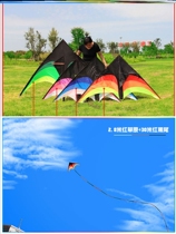 Spring kite Large number of children Microwind easy to fly Prairie large kite grown-up private network Red adult kite large