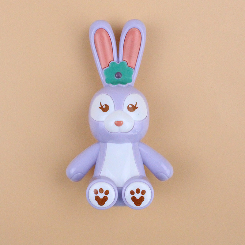 Baking cake decoration decoration purple net red rabbit birthday dessert dress up rainbow cake decoration plug-in