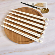 Ceramic chopsticks Household bone China gift set High-grade exquisite chopsticks Simple Chinese style national wind mildew fast son environmental protection
