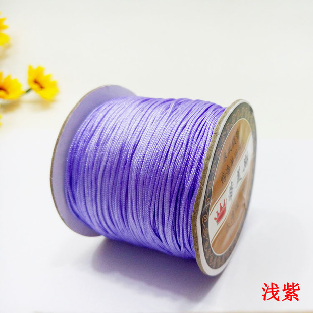 Một dây ngọc bích 1mm dây dệt tay DIY vòng cổ vòng cổ tự làm vật liệu gói dây trang sức mặt dây nylon - Vòng đeo tay Clasp vòng pandora