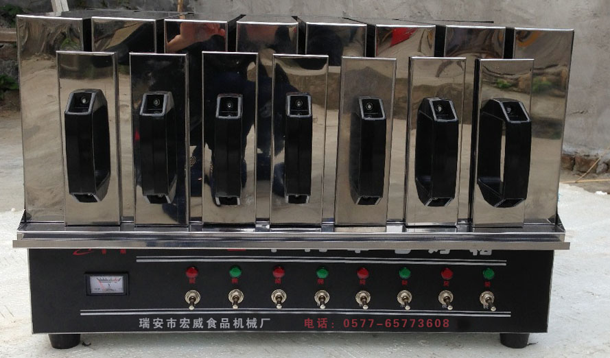 (Hongwei Food Machinery) Far Infrared Goat Meat Bunch Machine Roaster Seven Sets Of Drawer Electric Grill