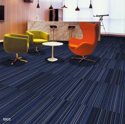 Huade Classic Pinstriped Tapestry Văn phòng Phòng họp Khối phòng ngủ Khâu thảm Bảo vệ môi trường thảm trải giường thay đệm