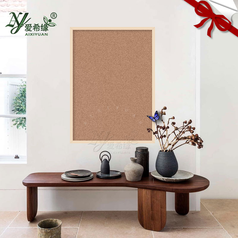 Aixiyuan new cork box Zen creative hanging tea room background wall Chinese style decoration dormitory message board