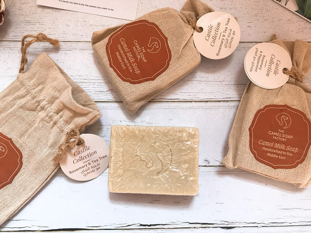 In-Stock Dubai Local Specialty Camel Milk Frankincense Soap Moisturizing Noble Handmade Soap 100g Face Soap