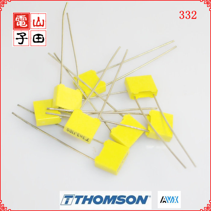 332100v Correction capacitive 3 3nf Tomson AVX partition straight coupling Decoupled Brand New Original-Taobao