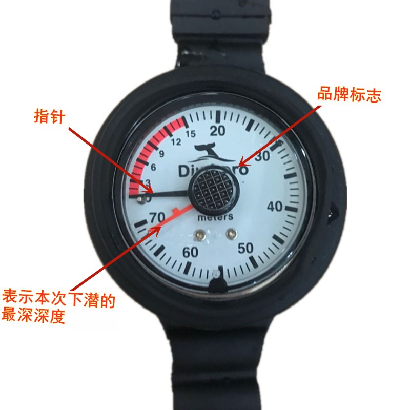 Dive depth watch Italian import instrument dive pro wrist diving depth watch wear depth meter