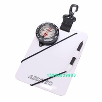 AQUATEC diving compass compass underwater writing board diving direction table underwater notepad compass