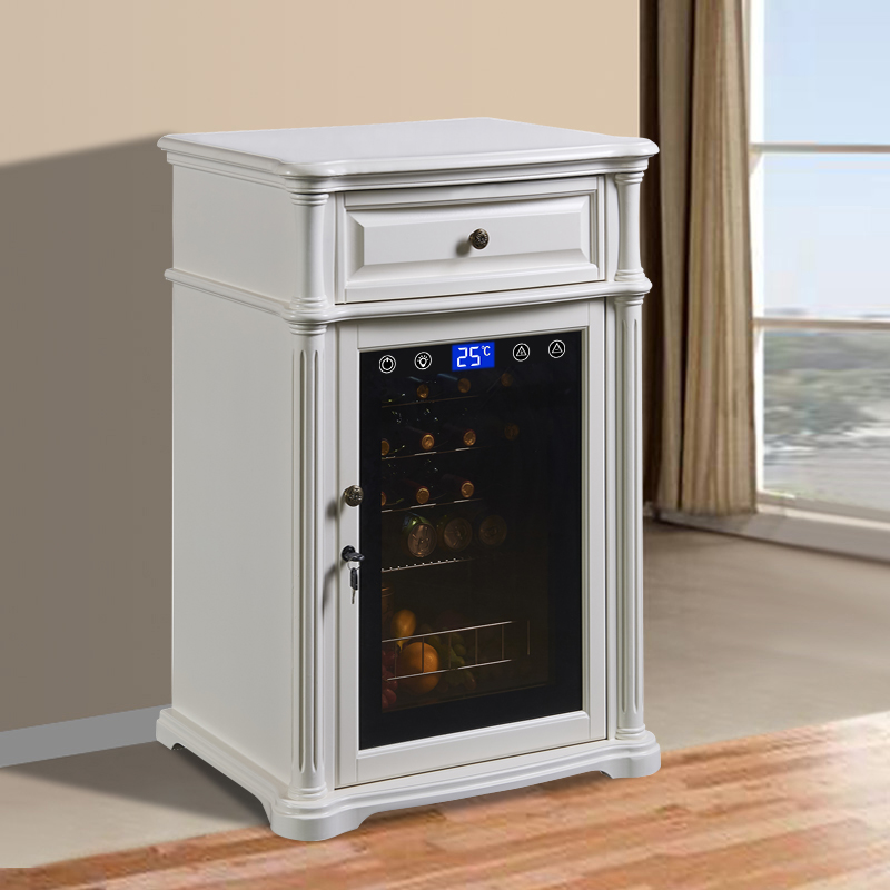 Solid Wood Living Room Wine Small Wine Cabinet Chinese Style