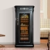 Tủ rượu Kim Trang màu đen gỗ óc chó nén vàng tủ lưu trữ nhiệt có thể được tùy chỉnh - Tủ rượu vang