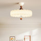 Natural Wood Style Living Room Chandelier, Bedroom Dining Room Japanese-Style Cream Lighting Set, Whole House Package 2026 New Model