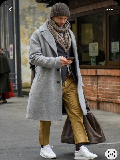 优雅气质系！高端羊毛呢大衣！宽松中长款风衣男女秋冬季休闲外套