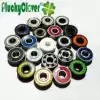 608 bearings Roller skates double-up bearings Black pottery white pottery professional high-speed stunt bicycle roller skates bearings