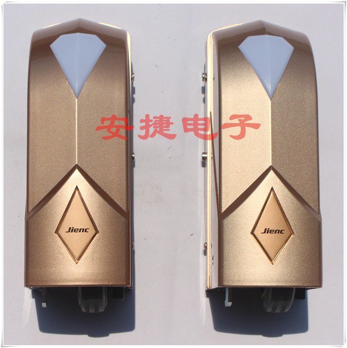JIENC electric swing door motor eight-character door opener villa courtyard door fan-shaped remote control door opener