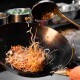 Frying Pan for Stir-Frying Noodles and Rice, Commercial Wok, Non-Coated Iron Pan for Street Vendors, Non-Stick Pan for Restaurant Chefs, Lightweight