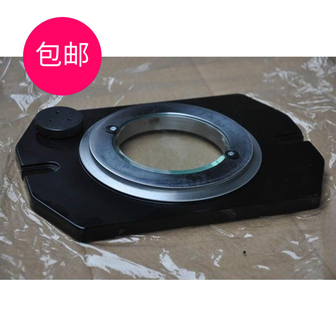 Manufacturer direct marketing tool microscope rotation table with fine - tuning rotation table glass diameter 100mm rotation table