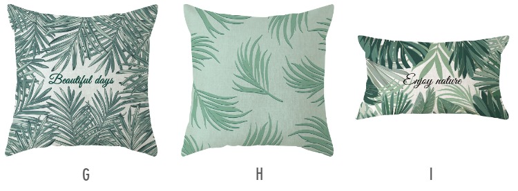 vườn cây ins tán lá tươi Bắc Âu đệm gối Mỹ gốc sofa thiết kế đệm trở lại cửa sổ - Trở lại đệm / Bolsters Mua gối ngủ văn phòng