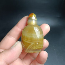 G23 agate snuff bottle natural handmade