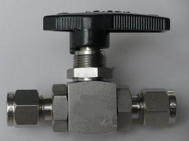 304 316L stainless steel card sleeve ball valve straight through cut-off valve needle type valve 1 4 3 8 6 8 10