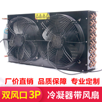 West McKe 3HP double tuyere condenser evaporator radiator heat exchanger air-cooled water-cooled condenser