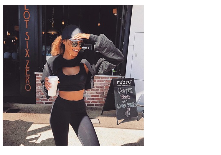 Châu âu và Hoa Kỳ ins net đỏ vụ nổ áo khoác chick hip hop fan hoang dã lỏng giản dị navel dài tay áo ngắn áo len phụ nữ đồ công sở nữ