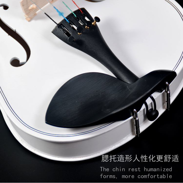 Nhạc cụ violin trắng cho người mới bắt đầu học sinh trưởng thành với cây đàn violin bằng gỗ chuyên nghiệp - Nhạc cụ phương Tây kèn trombone