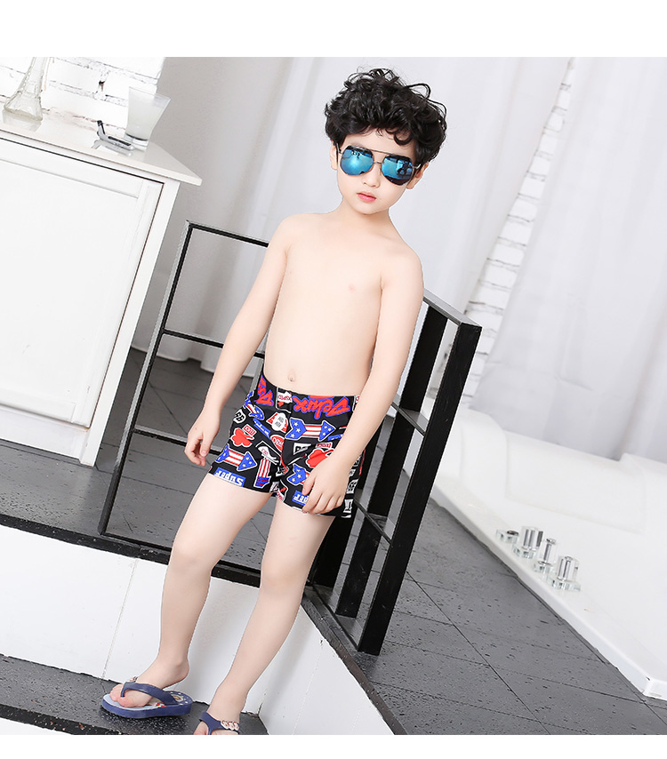 Quần bơi bé trai, góc phẳng, bé trai lớn, bé trai, đồ bơi, thiết bị trẻ em, bé, trẻ em, quần bơi trẻ em lớn, XL đồ bơi cho be trai 10 tuổi