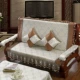 Dày gỗ xốp sofa đệm với tựa lưng Xiêm trượt Four Seasons Trung Quốc mùa xuân ghế gỗ custom-made đệm đỏ - Ghế đệm / đệm Sofa