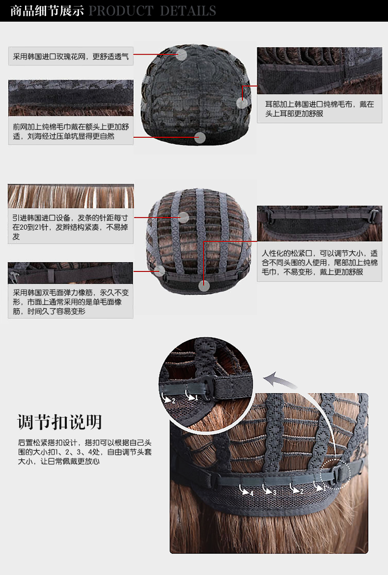 Perruque Harsh pelucheux confirme - Ref 2609096 Image 21