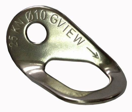 Qiyun GVIEW M125 M160 M162 stainless steel hanging piece climbing climbing open line large aperture corrosion resistance